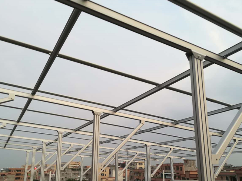 鋁合金方通支架光伏發(fā)電